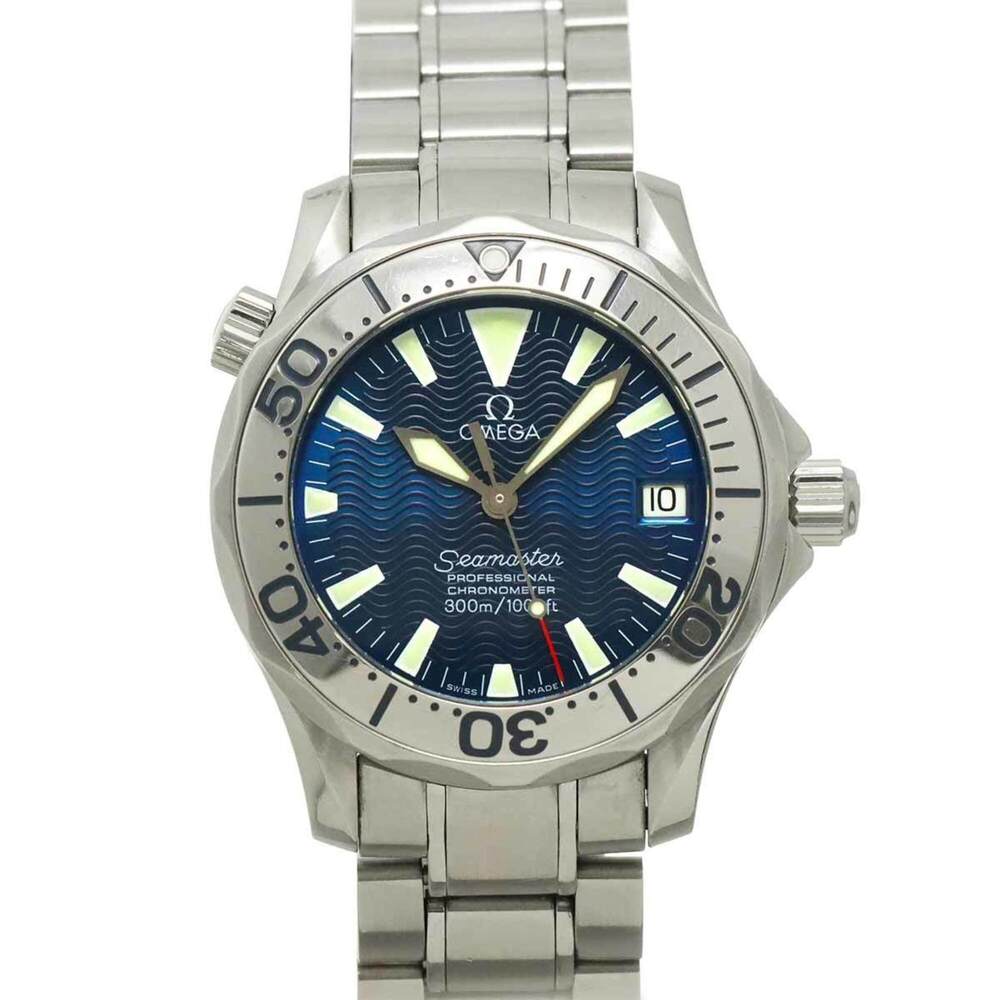 Omega Seamaster Professional 300 2253 80 Boys' Watch, Date, Blue, Automatic M...